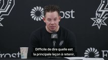 Spurs - Sans Wembanyama, Johnson regrette le début de match loupé face à Portland