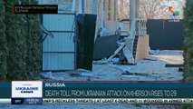 Death toll from Ukrainian attack on Kherson rises to 29