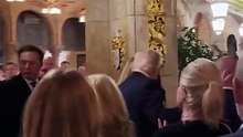 US President Trump & Elon Musk dine together at Mar-a-Lago following capture of Venezuelan President Maduro.