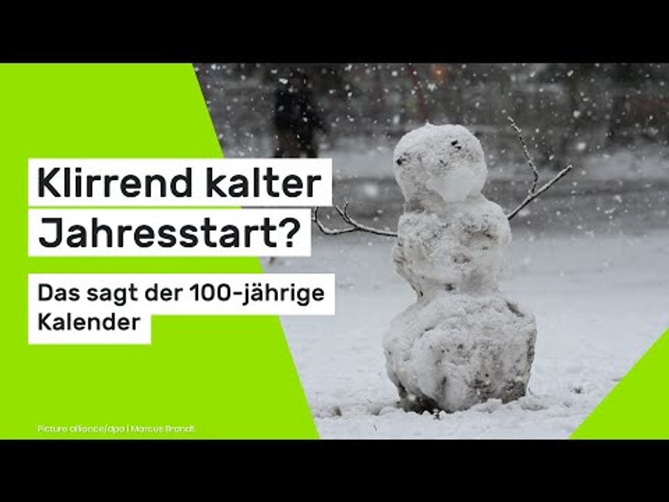 Januar 2026: Klirrend kalter Jahresstart? Das sagt der 100-jährige Kalender