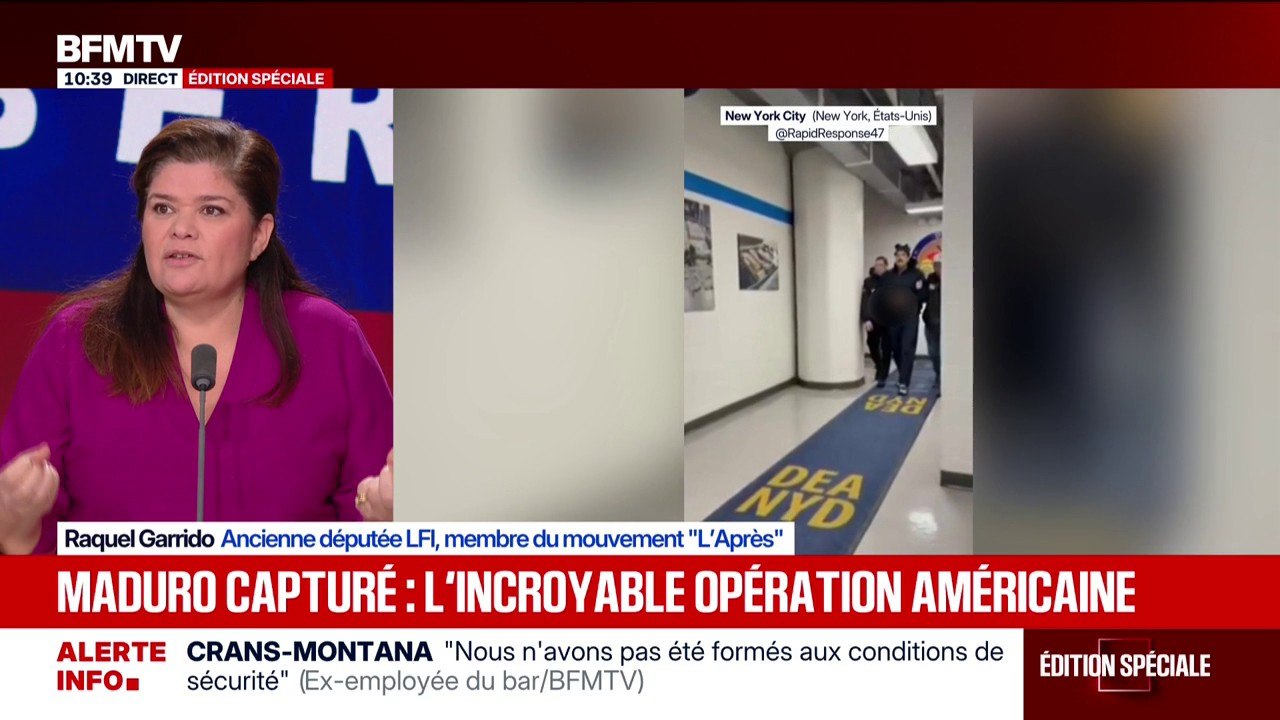 Maduro capturé: "Le peuple vénézuélien sera libre quand il aura la souveraineté de ses ressources naturelles", estime Raquel Garrido