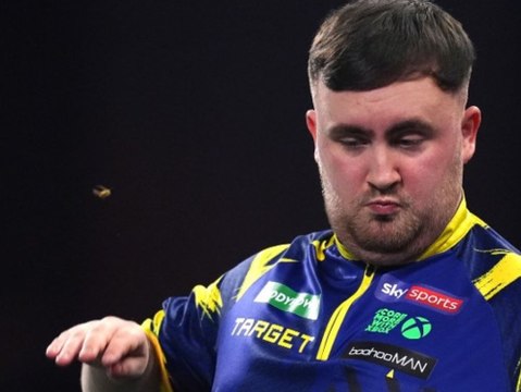 Wespe attackiert Darts-Weltmeister Luke Littler im Finale
