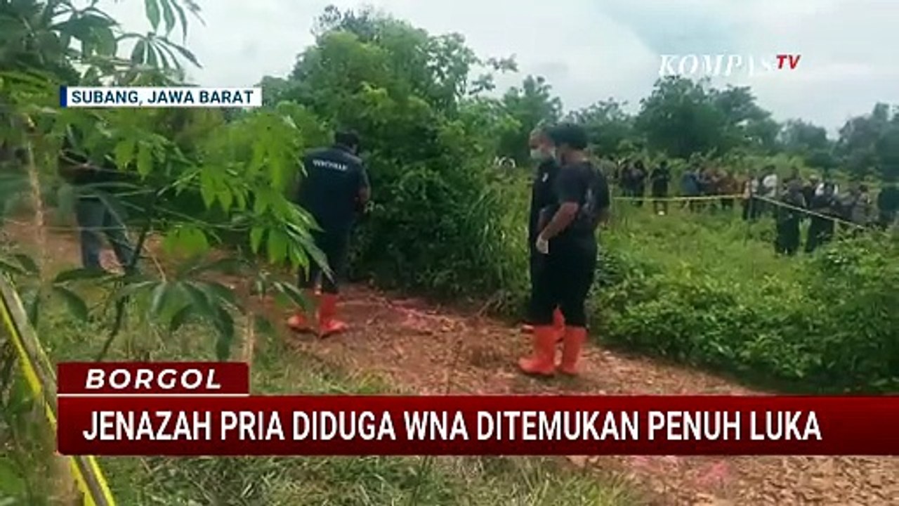 Diduga Korban Pembunuhan, Pria WNA Ditemukan Tewas dengan Luka Sajam di Subang