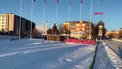 İşte Türkiye'nin Sibirya'sı: Sıcaklık eksi 36'ya düştü, araçlar çalışmadı