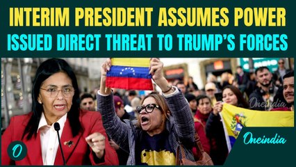 Venezuelan Interim President BLASTS Trump, ACTIVATES All Power After Maduro Kidnapped from Caracas