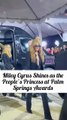Miley Cyrus Shines as the People’s Princess at Palm Springs Awards