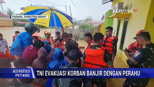 TNI-Polri Evakuasi Korban Banjir Sumatera, Lawan Arus Deras hingga Guyuran Hujan | KOMPAS PETANG