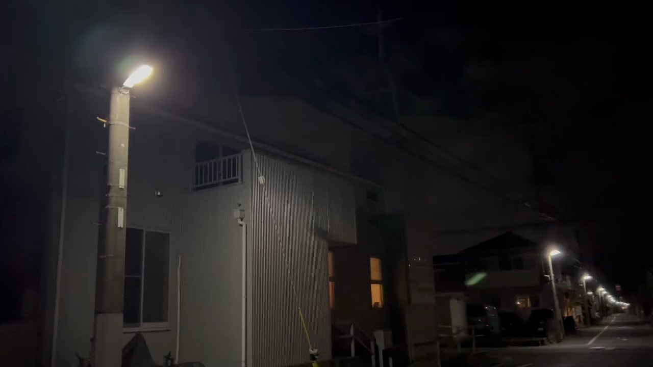 夜の篠崎街道散策（自宅から篠崎キリスト教会まで）