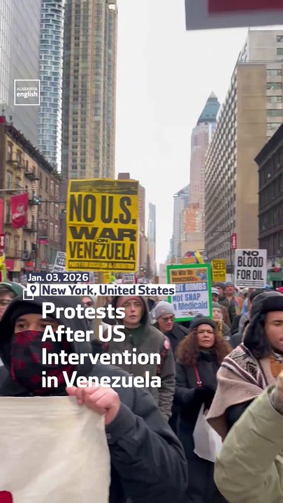 Protests After US Intervention in Venezuela
