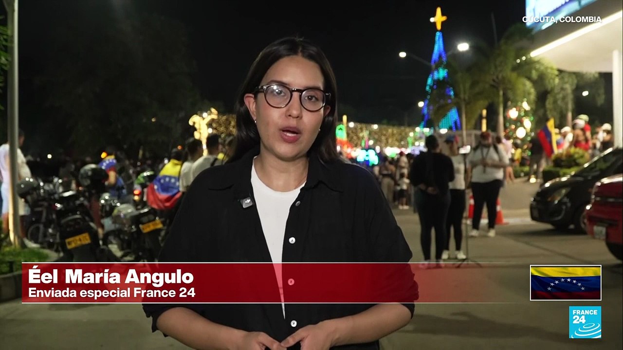 Celebraciones en la frontera entre Venezuela y Colombia por captura de Maduro