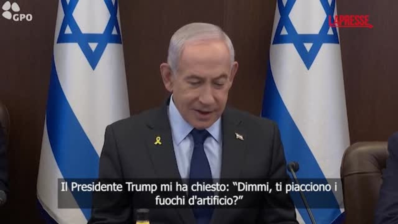 Netanyahu: «Grande intesa con Trump. Condizione necessaria è disarmo di Hamas»