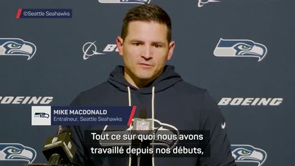 Seahawks - Darnold et Macdonald "fiers" de remporter la NFC Ouest