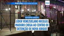 Nicolás Maduro, líder venezuelano capturado, chega a Nova Iorque enquanto o futuro do país permanece incerto