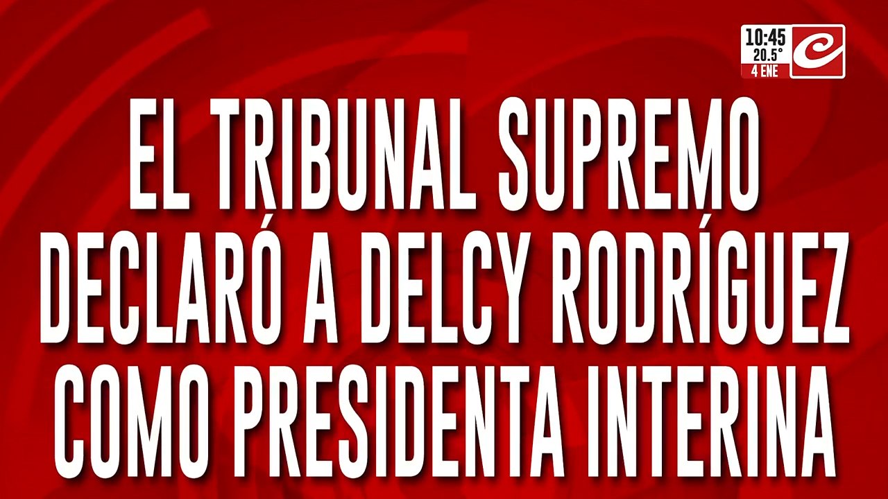Venezuela sin Maduro: la Justicia ordenó que Delcy Rodríguez asuma como presidenta interina
