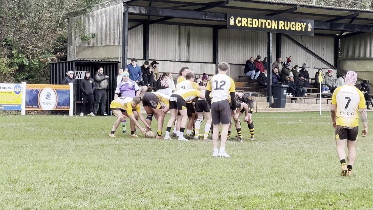 Some fast play during the Crediton RFC Boxing Day game, video Alan Quick IMG_1316
