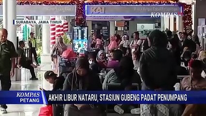 Puncak Arus Balik Libur Tahun Baru 2026, PT KAI Ungkap Peningkatan Jumlah Penumpang | KOMPAS PETANG