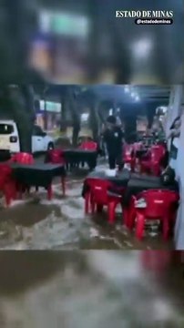 Chuvas provocam alagamentos no primeiro fim de semana em Minas