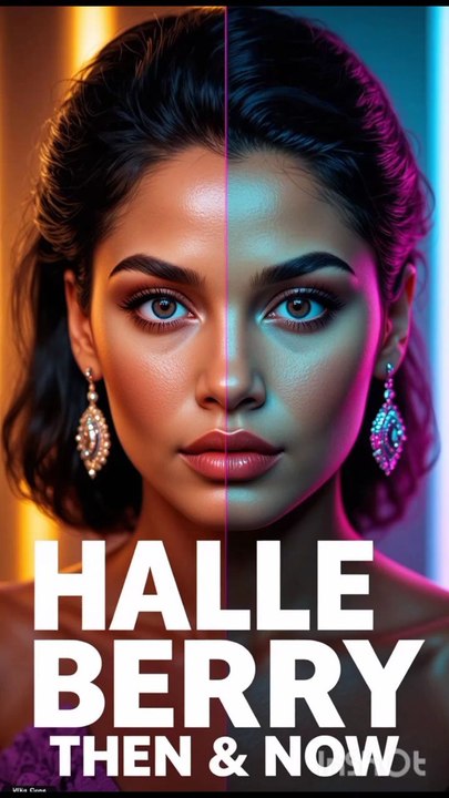 Halle berry Then and Now