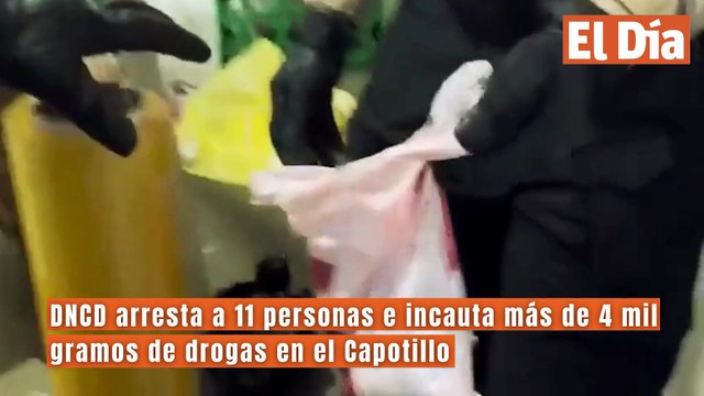 DNCD arresta a 11 personas e incauta más de 4 mil gramos de drogas en el Capotillo