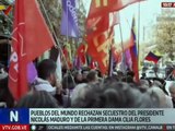 Pueblo español se moviliza en las calles para exigir la liberación del presidente Maduro