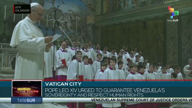 Vatican City | Pope Leo XIV urged to guarantee Venezuela’s sovereignty and respect human rights