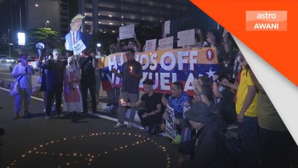 Protes Anti-Amerika buka tirai tahun baharu di ibu negara