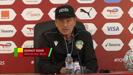 Bénin - Rohr : “Gagner un premier match au bout de 5 participations, ça donne confiance”
