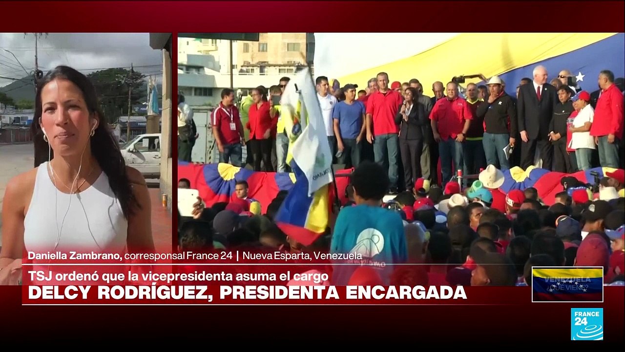 Supremo de Venezuela designa a Delcy Rodríguez como presidenta interina: ¿cómo reacciona la gente?