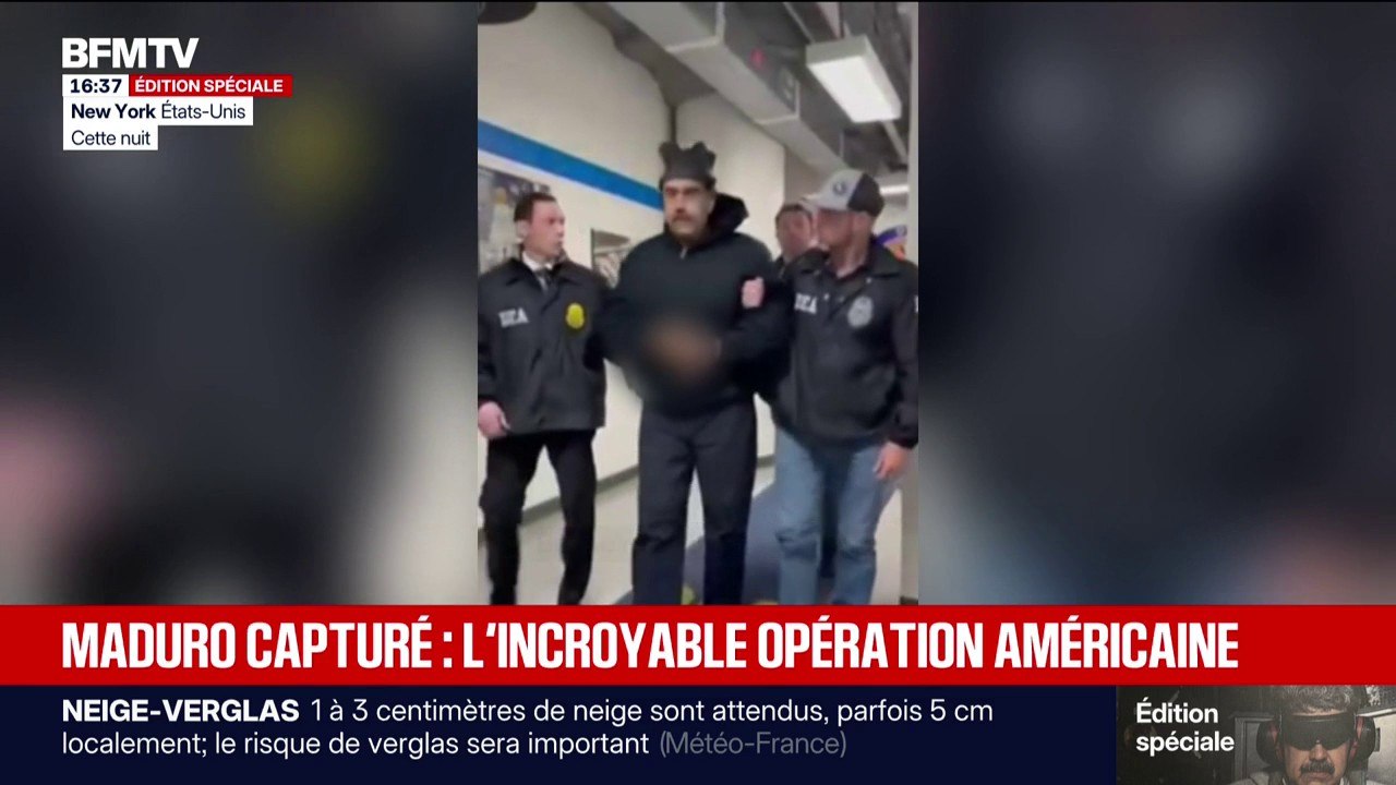 Nicolas Maduro capturé: retour sur les premières images de l'ancien président vénézuélien sur le sol américain