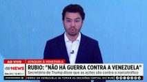 Rubio sobre ataques dos EUA: “Não há guerra contra a Venezuela”