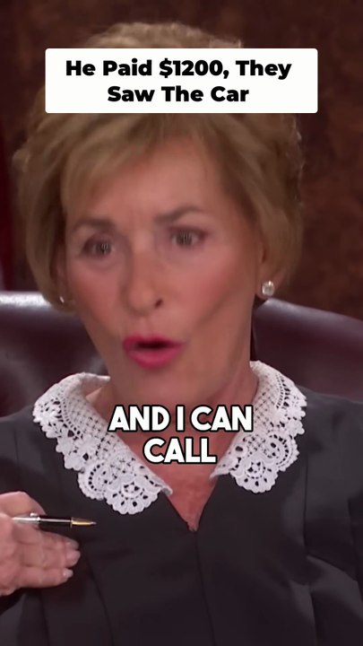 Judge Judy Has No Patience for a Car Repair Refund Argument