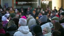 Mieszkańcy Crans-Montany w marszu milczenia ku czci ofiar pożaru