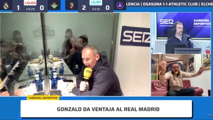 ¡Golazo de Gonzalo! Doblete del killer para el Madrid 2 - Betis 0