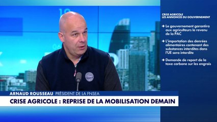 Arnaud Rousseau : «La signature du traité serait une déflagration pour le monde agricole»