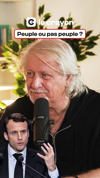 Peuple ou pas peuple ? Patrick Sébastien répond. | LE CRAYON
