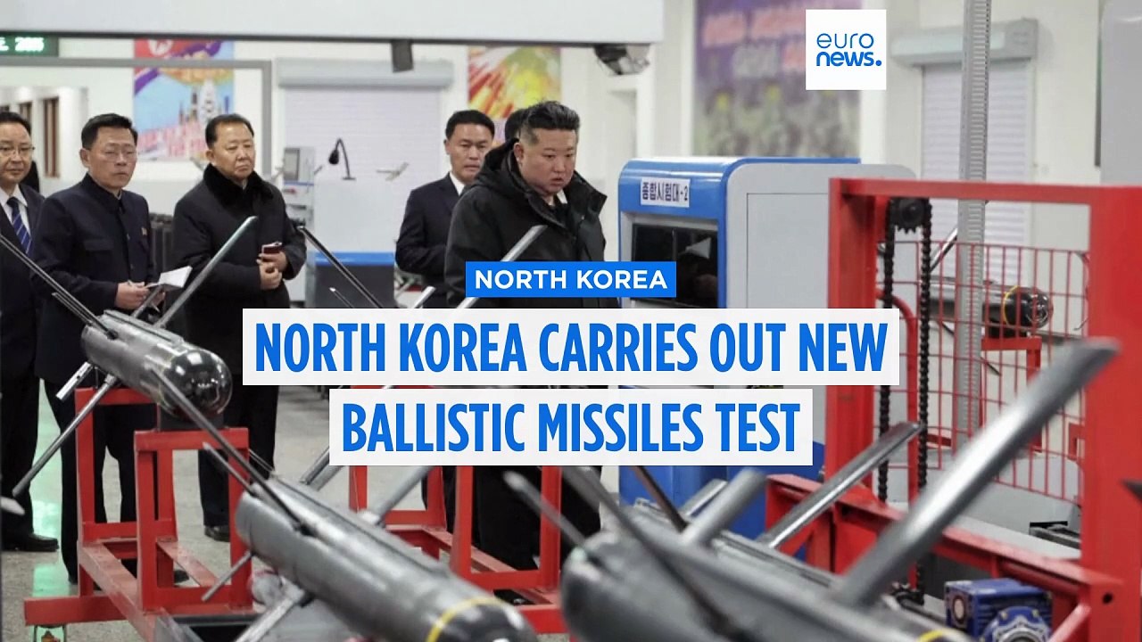 North Korea launches ballistic missiles into sea ahead of South Korean leader's visit to China