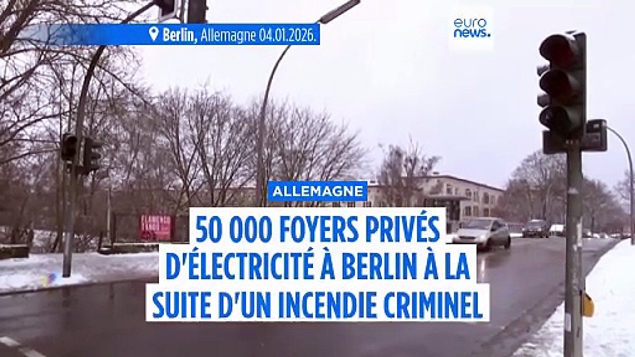 Après une panne de courant à Berlin : un groupe d'extrême gauche revendique l'incendie criminel