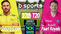SA20 2025-26 | Joburg Super Kings vs Paarl Royals 17th T20 Match Preview |