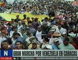 Caraqueños marchan por Venezuela y la liberación del Pdte. Maduro y la Primera Dama de la República