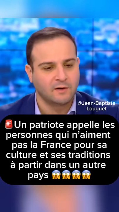 🚨Un patriote appelle les personnes qui n’aiment pas la France pour sa culture et ses traditions à partir dans un autre pays 😱😱😱