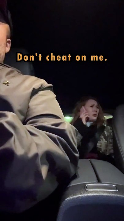 Awkward Moment When Girlfriend Confronts Boyfriend About Her Lies In Taxi.mp4