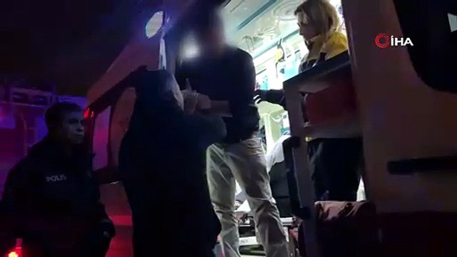 Alkollü sürücü polislerden polis istedi: Emniyeti arayın buraya polis ekipleri gelsin