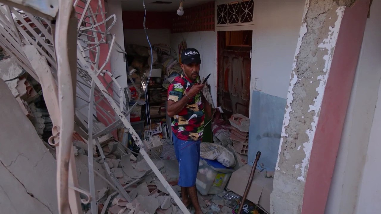 El drama civil tras los bombardeos: un hogar destruido en Venezuela