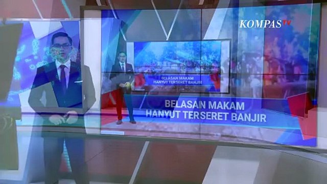 Sungai Meluap, Makam Hanyut Terseret Arus Banjir | BERITA UTAMA