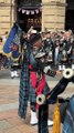 Royal Edinburgh Military Tattoo. Pipes & Drums Live 2025 Performance at Buchanan Street, Glasgow. 💙