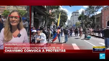 Informe desde Caracas: manifestaciones chavistas en rechazo a operaciones de EE. UU.