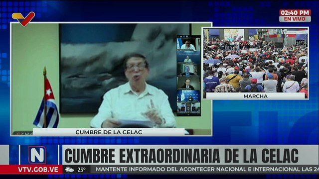 Canciller de Cuba llama a dejar de lado las diferencias y unir esfuerzos diplomáticos por la paz