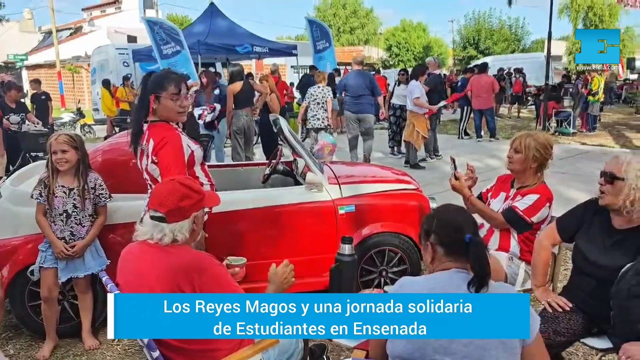 Los Reyes Magos y una movida solidaria del Pincha en Ensenada