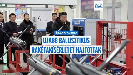 Észak-Korea ballisztikus rakétákat lőtt a tengerbe a dél-koreai vezető kínai látogatása előtt