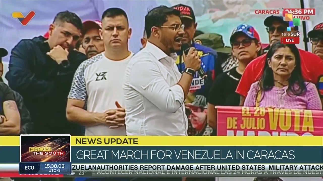 Rander Peña: “Today we must say that together we are Chávez, but together we are also Maduro”